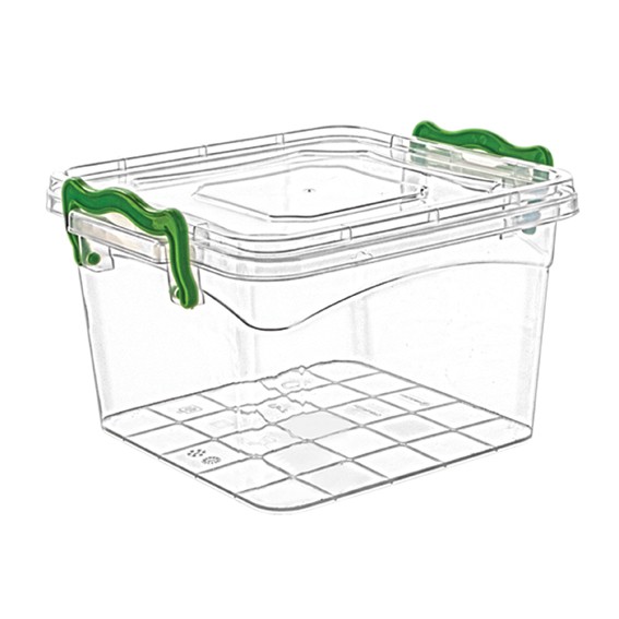 Square Box Easy Handle Lock 550 Ml