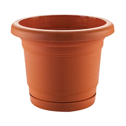Troy Planter With Plate 28 Cm